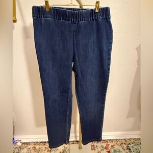 Soft Surroundings Dark Blue Pull-On Jeggings